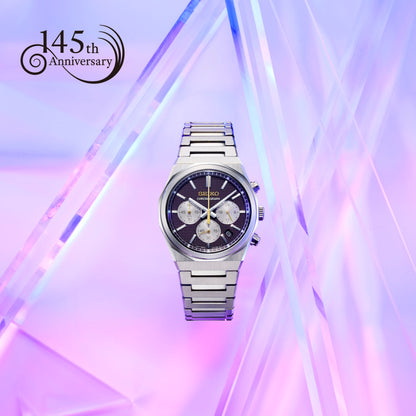 Seiko HGK003P1 – Quarz-Chronograph „Edo-Purpur“ 145th Anniversary Limited Edition