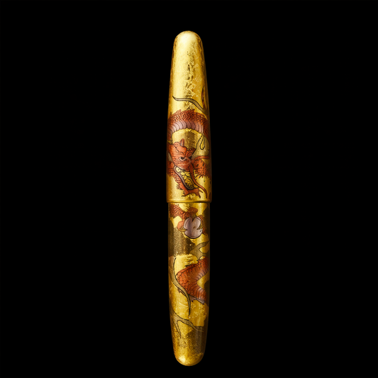 Wancher Dream Pen Rising Sun Maki-e - Dragon