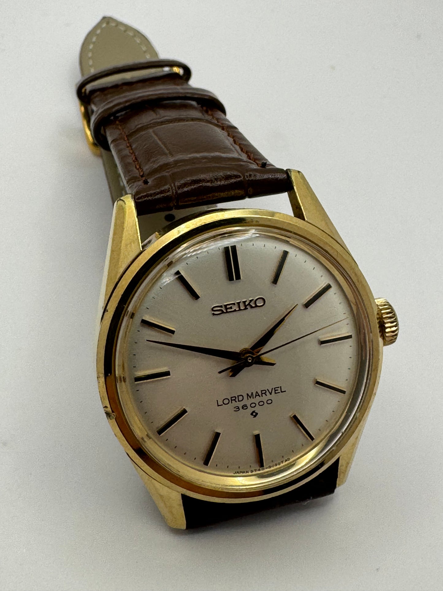 Seiko Lord Marvel 36000 – 5740-8000 – Nov. 1970 – Hi-Beat, vergoldet, revidiert
