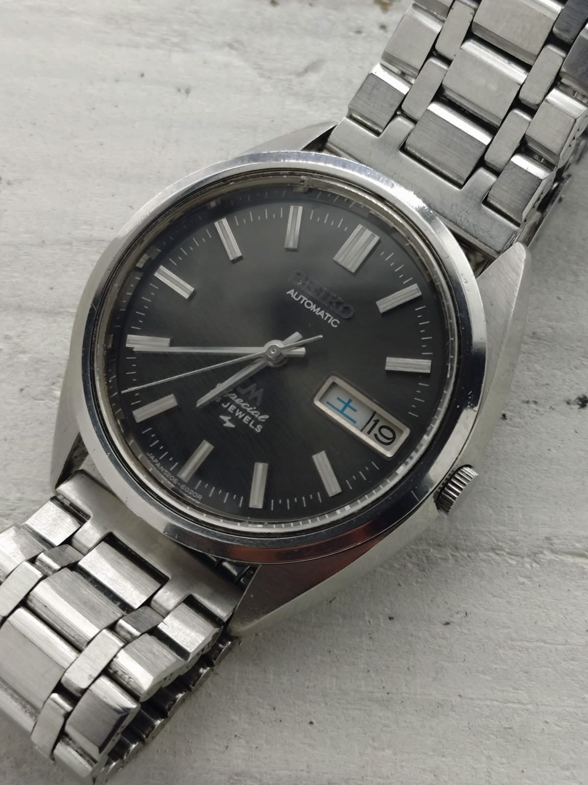 Seiko Lord Matic Special 5206-6020 – Calibre 5206, 23 rubis, Daini Seikosha – cadran anthracite – avril 1971 – récemment révisée