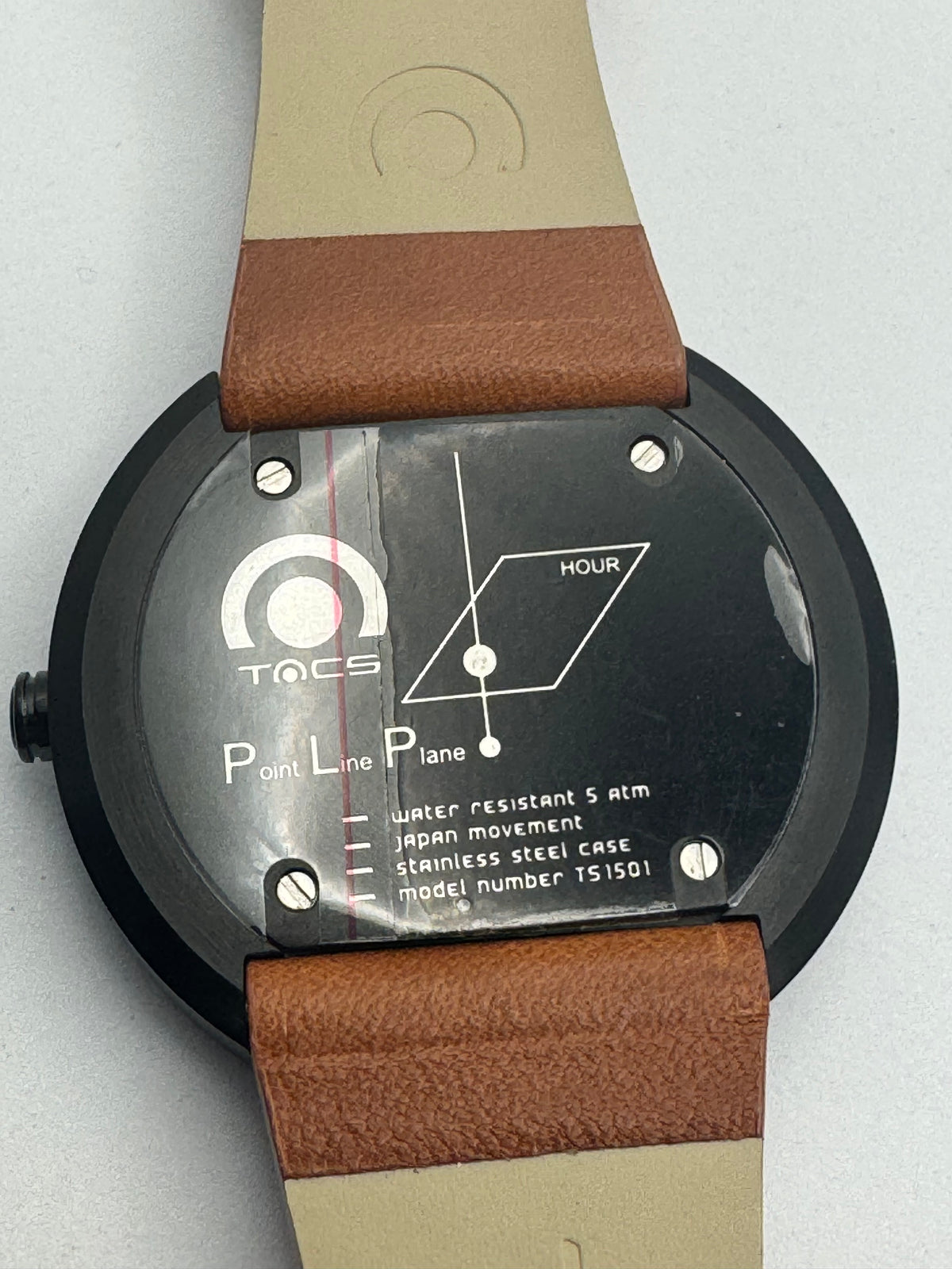 TACS PLP "Point Line Plane" TS1501B – Designer Quartz – Display Model, Unworn
