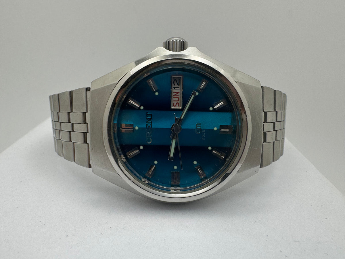 Orient GM Automatic 25 Jewels - Turquoise Dial - 1970s