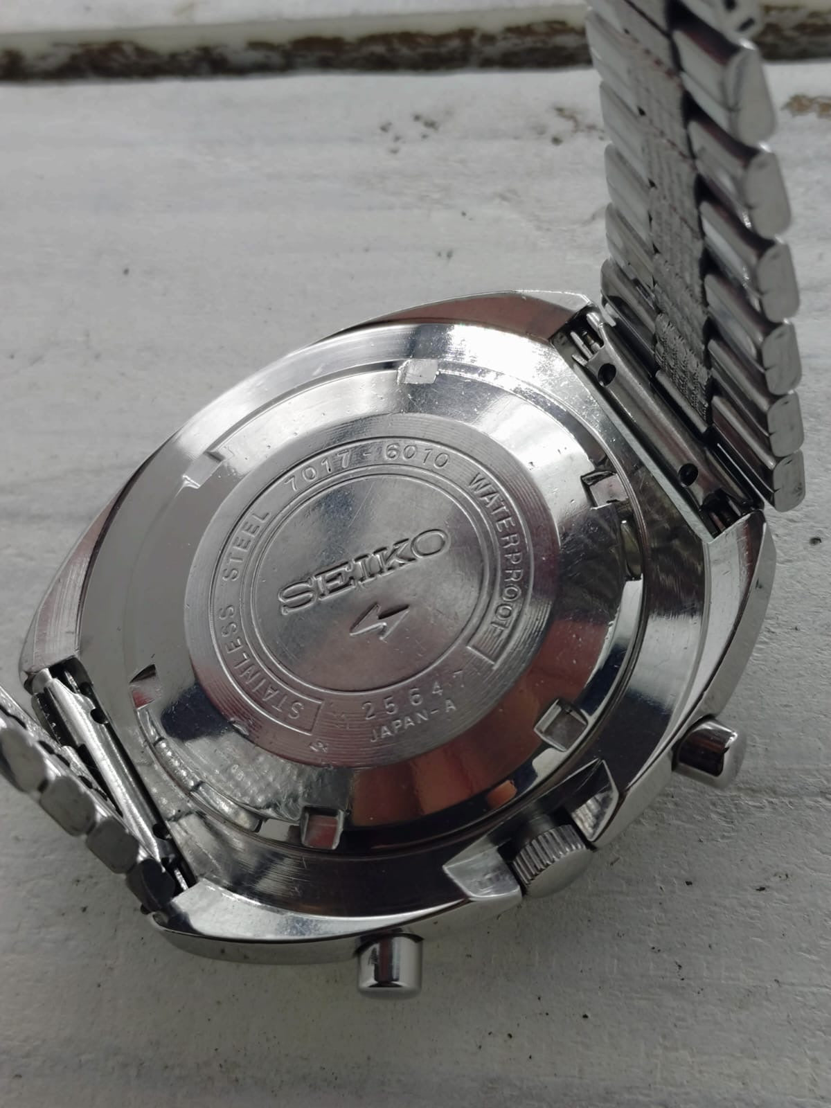 Seiko 5 Sports JDM Speed-Timer 7017-6010 – Caliber 7017, flyback chronograph with inner bezel, Daini Seikosha – February 1971 – freshly serviced