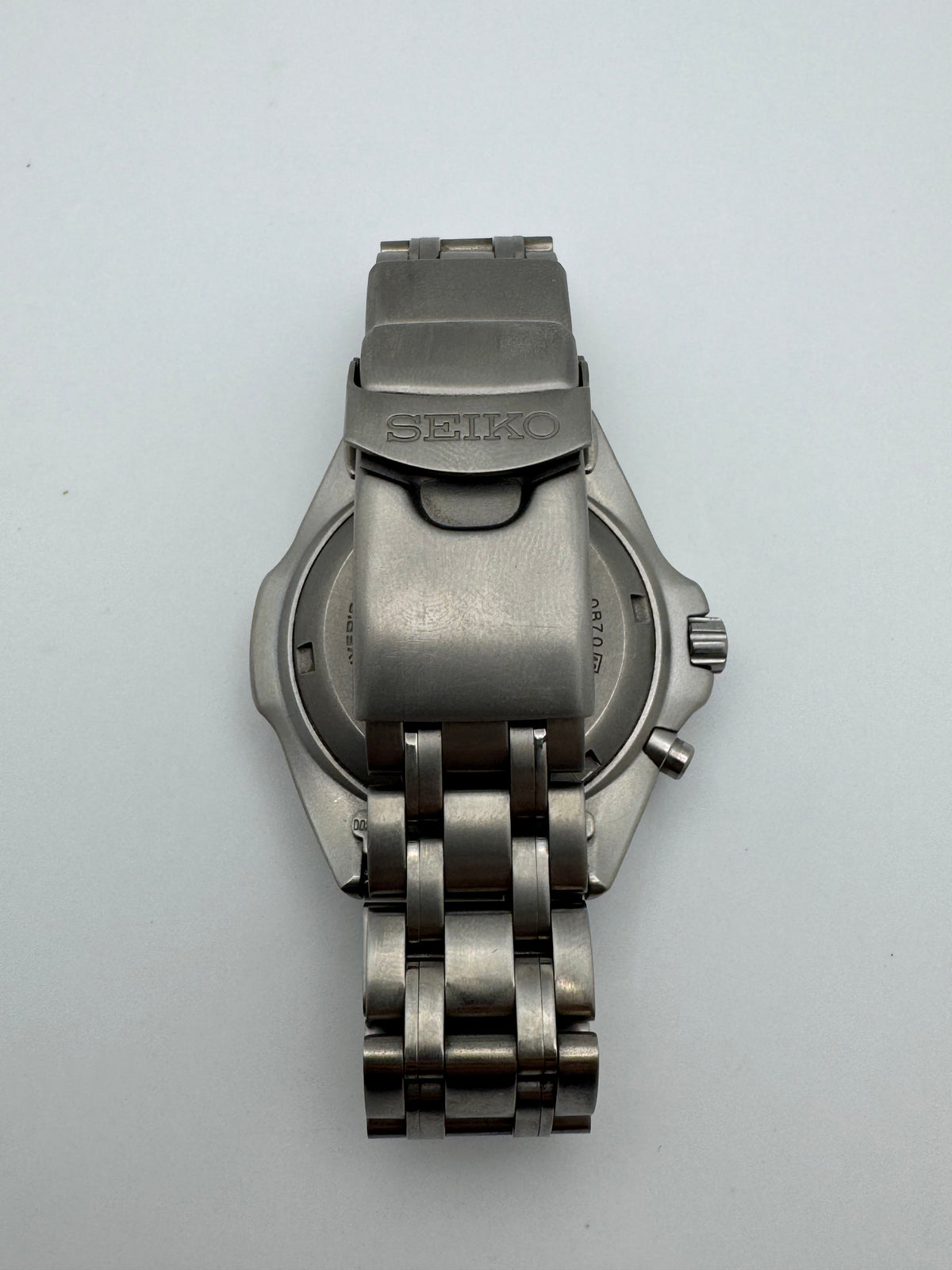 Seiko AGS Titanium Scuba 200 m – Réf. 5M43-0B70 – avril 1996 – fraîchement révisée