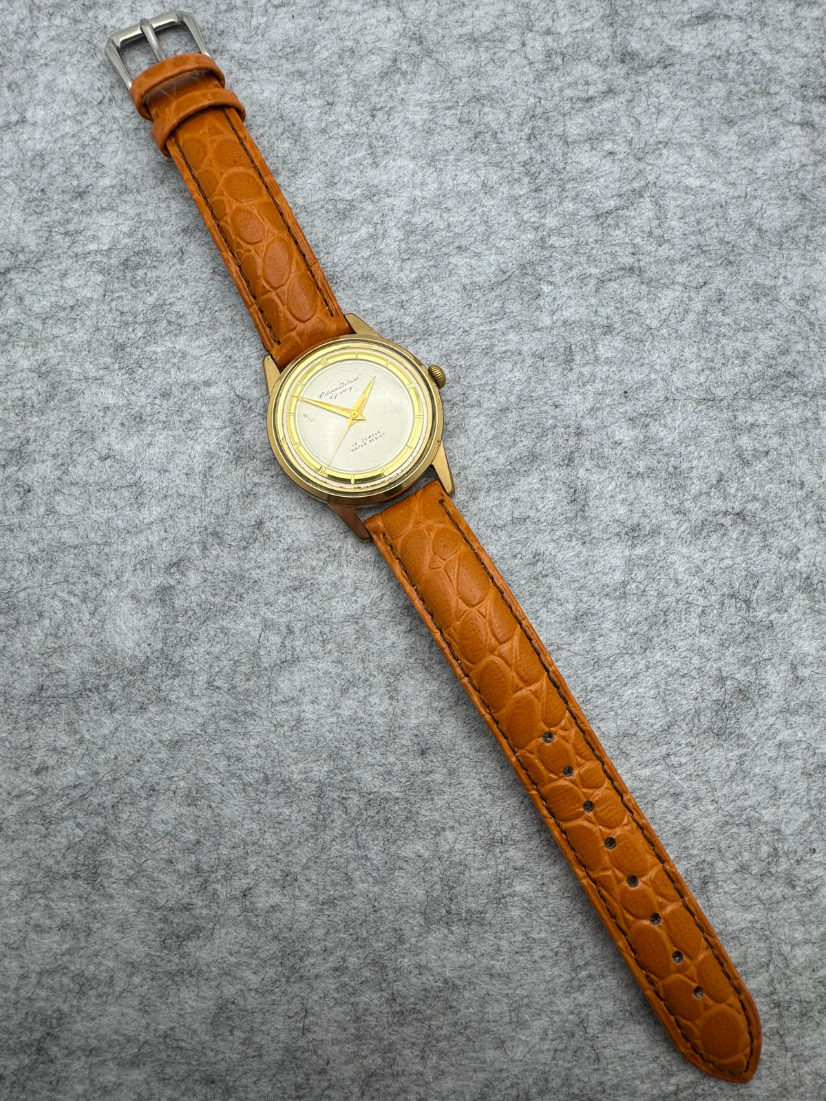 Citizen Deluxe „Guppy", Referenz 130901, 19 Jewels – Handaufzug – gesuchte Zifferblattvariante, frisch in Japan revidiert