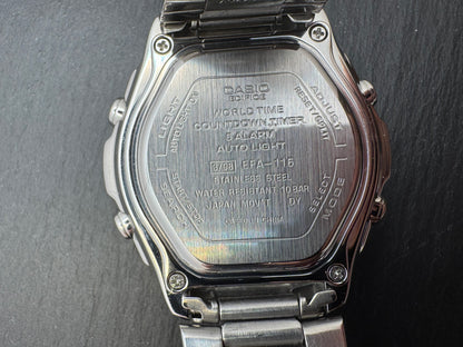 Casio Edifice EFA-116 – Analog-Digital World Time Chronograph der frühen Edifice-Generation (ca. 2005)