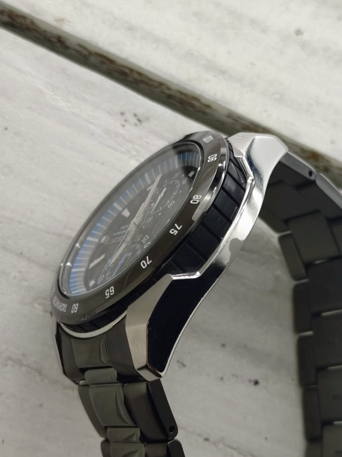 Seiko Chronograph 7T94-0AY0 – Quarz, Tachymeter, 100 m – 43,5 mm – März 2008