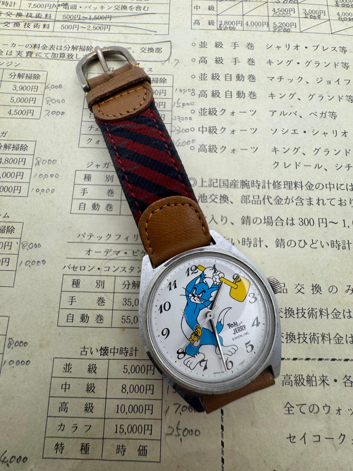 Seiko Tomony Tom & Jerry Ref. 5000-7000 – Handaufzug – 1970er Jahre