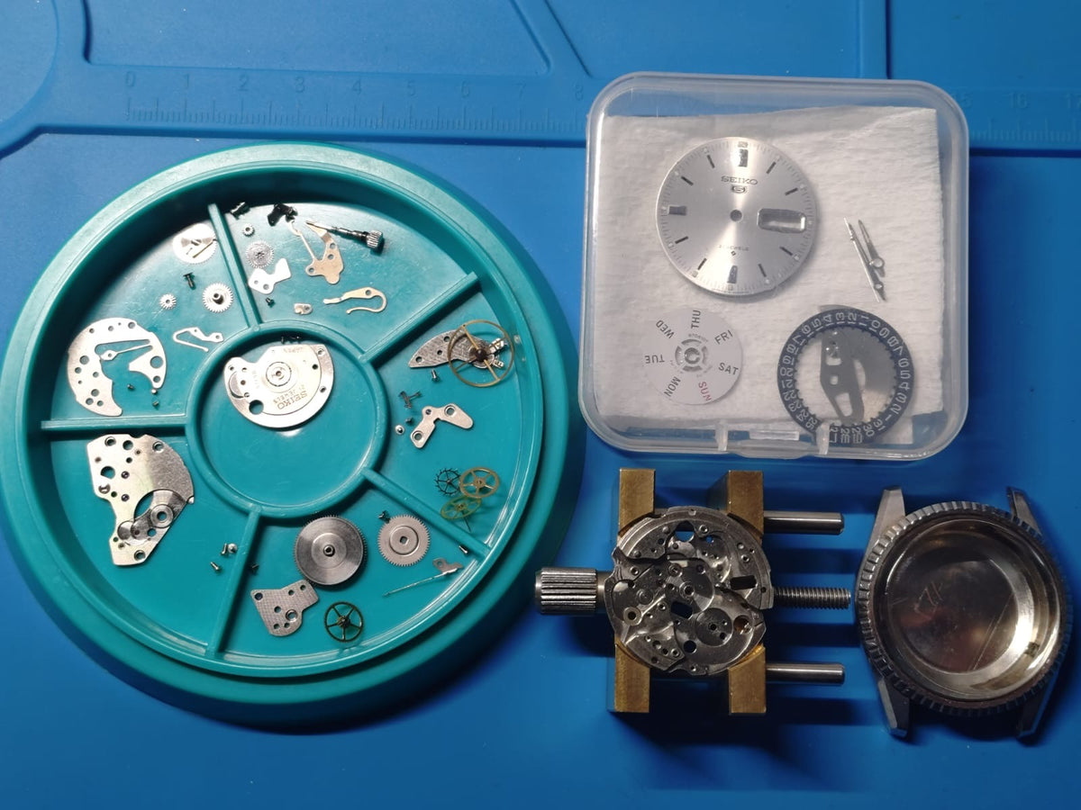 Seiko 5 – Réf. 6119-8031 – Calibre 6119, 21 rubis, Suwa Seikosha – lunette cannelée – juillet 1968 – fraîchement révisée