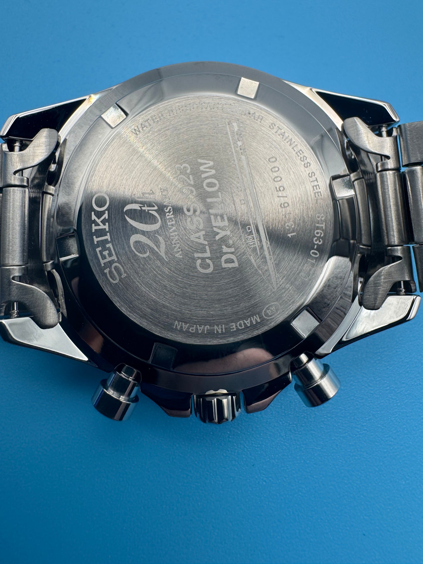 Seiko Chronograph „Dr. Yellow – Class 923 20th Anniversary Limited Edition“ (Ref. 8T63-01E0 / Nr. 426/5000)