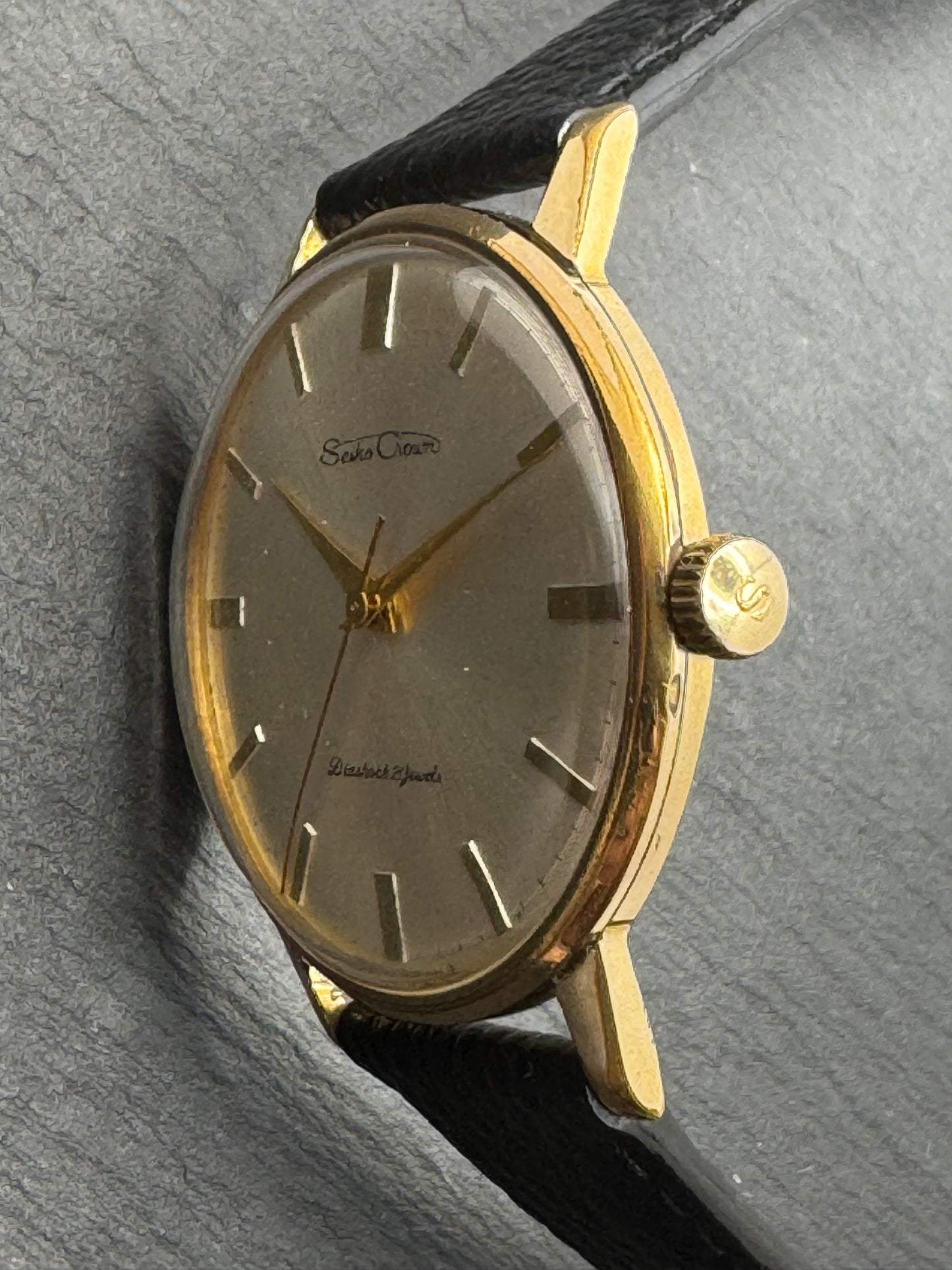 Seiko Crown Diashock 21 Jewels – historischer Vorläufer der Grand Seiko – Referenz J15003 – frühe 1960er Jahre – frisch revidiert