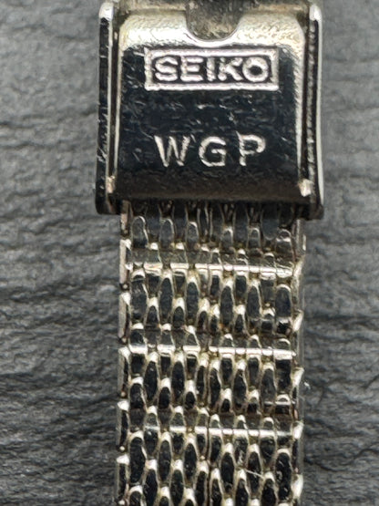 SEIKO WGP – Vintage NOS Mesh/Milanese Bracelet, 6 mm, White Gold Look, with Original Tags (Japan)