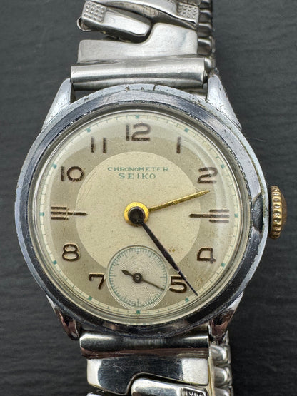 Seiko Chronometer – Case No. 1049 – Caliber 10A, manual wind with small seconds – July 1948 – freshly serviced