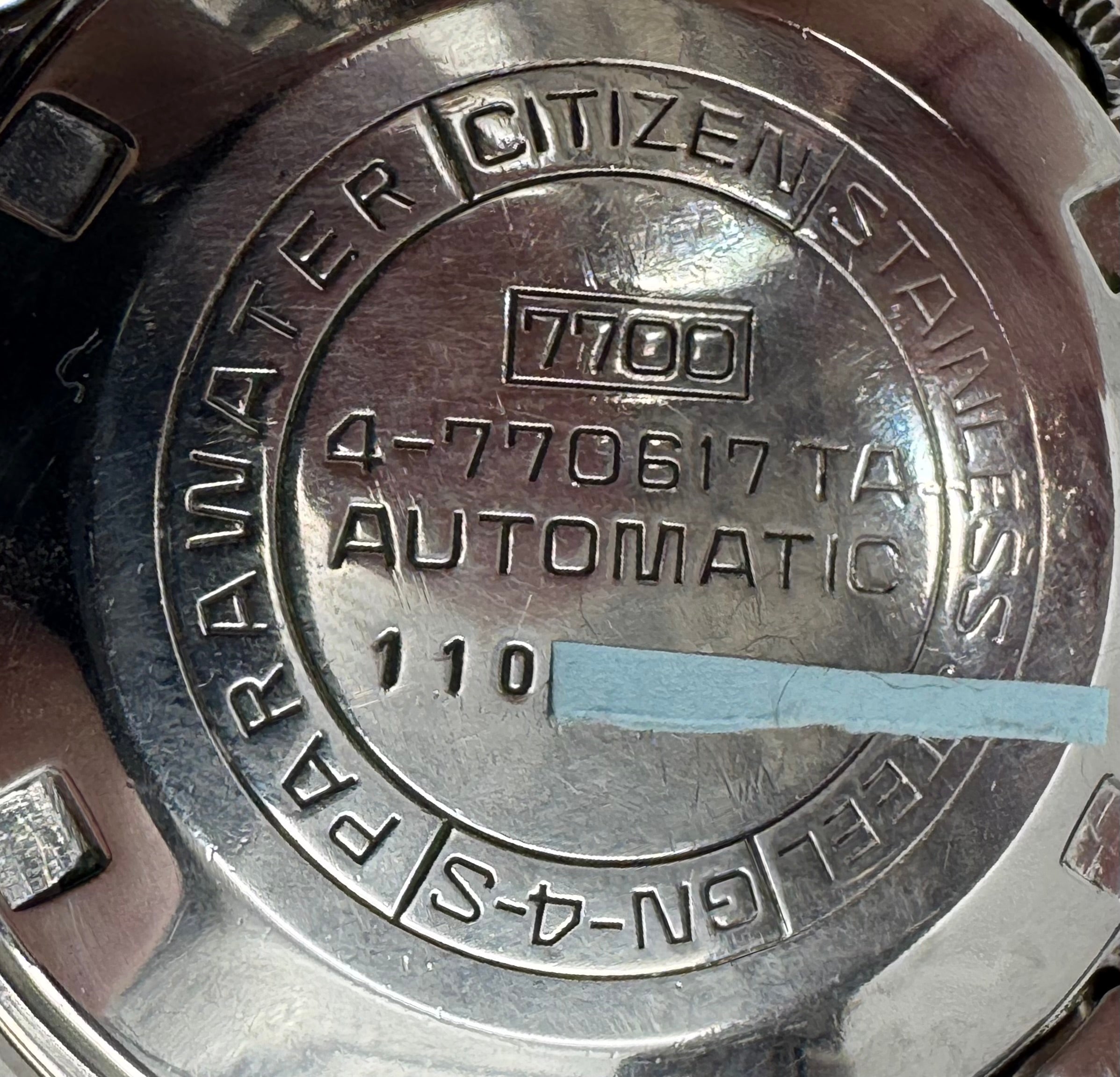Citizen Leopard 28800 Ref. 4-770617 TA (October 1971) – Japanese
