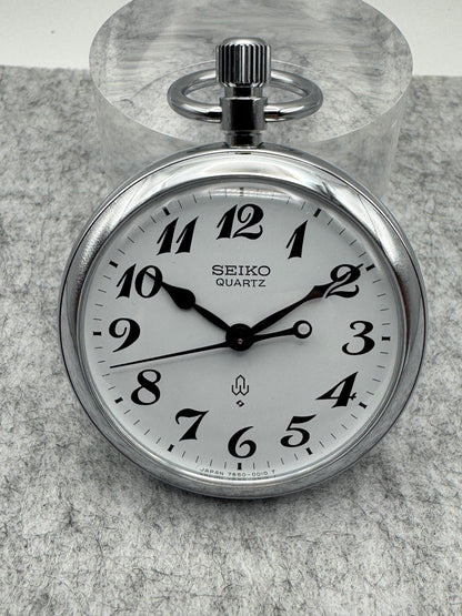 Seiko Quarz Eisenbahner Taschenuhr Shinkansen (1982) – Ref. 7550-0010