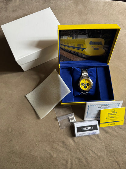 Seiko Chronograph “Dr. Yellow – Class 923 20th Anniversary Limited Edition” (Ref. 8T63-01E0 / No. 426/5000)