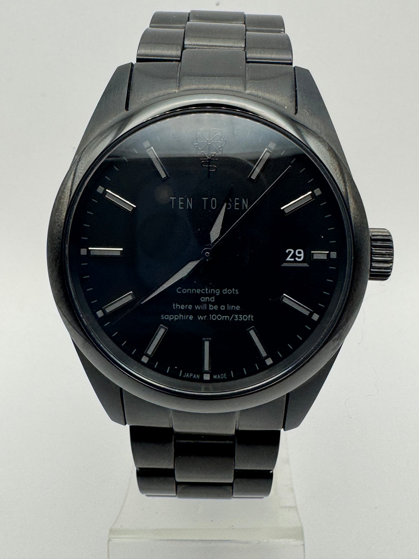 TEN TO SEN „TTSW-GT-BKBK" – All-Black Automatic, 38 mm, MIYOTA 9015 (Full Set, ungetragen 2024)