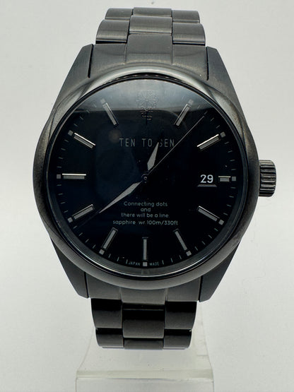 TEN TO SEN „TTSW-GT-BKBK" – All-Black Automatic, 38 mm, MIYOTA 9015 (Full Set, ungetragen 2024)