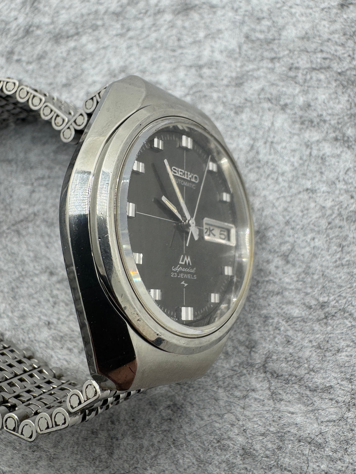Seiko Lord Matic Special 5206-6120 – Hi-Beat – Février 1973 – cadran noir – fraîchement révisée