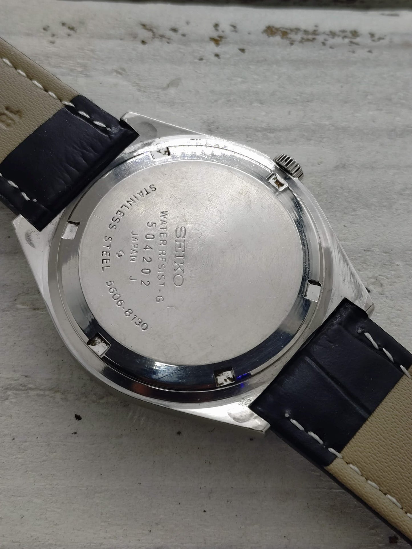 Seiko Lord Matic 5606-8130 – Rauch-Verlaufszifferblatt & Facettenglas – 23 Jewels, um 1975