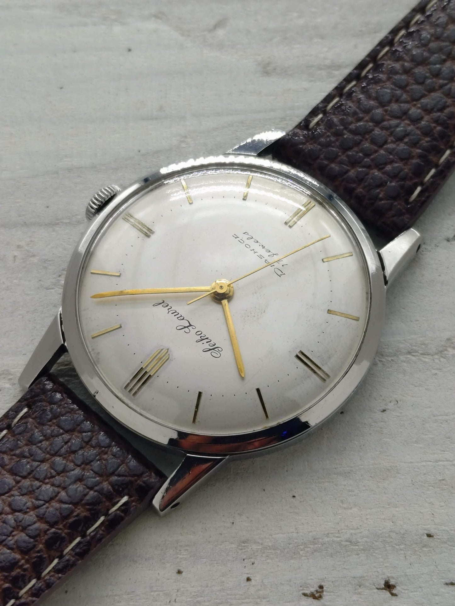 Seiko Laurel Diashock 17 Jewels – N87003 – späte 1950er, Handaufzug, revidiert