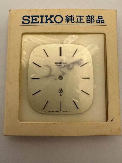 Seiko Quartz — Dial 7830-5040 T, Cushion-shaped (NOS)