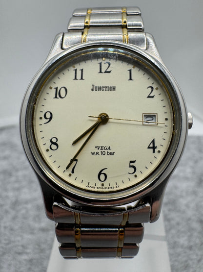 Citizen VEGA Junction Quartz – Ref. 5510-K04361 CKK – November 1992 – 10 bar, Date – Two-tone steel bracelet