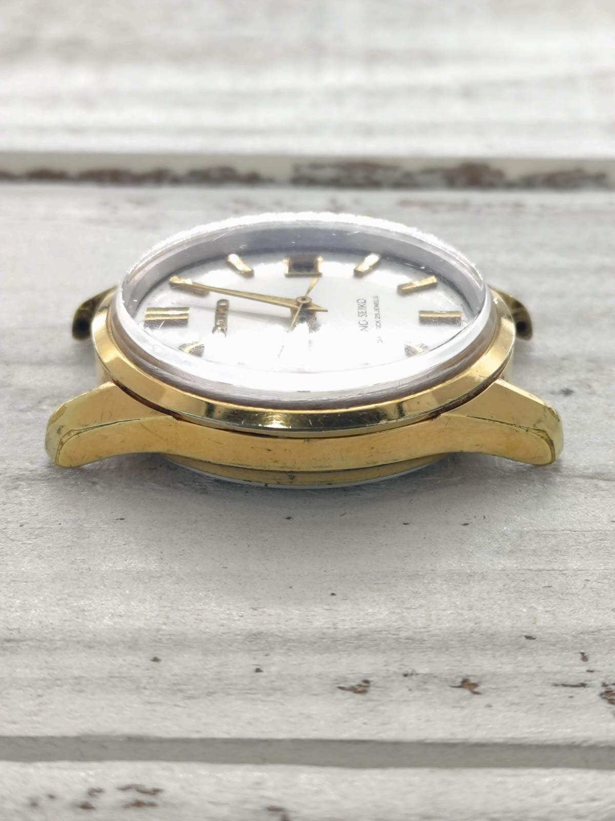 King Seiko 44KS – Ref. 4402-8000 – Caliber 4402A, manual wind with hacking seconds, Daini Seikosha – medallion case back – September 1966 – freshly serviced