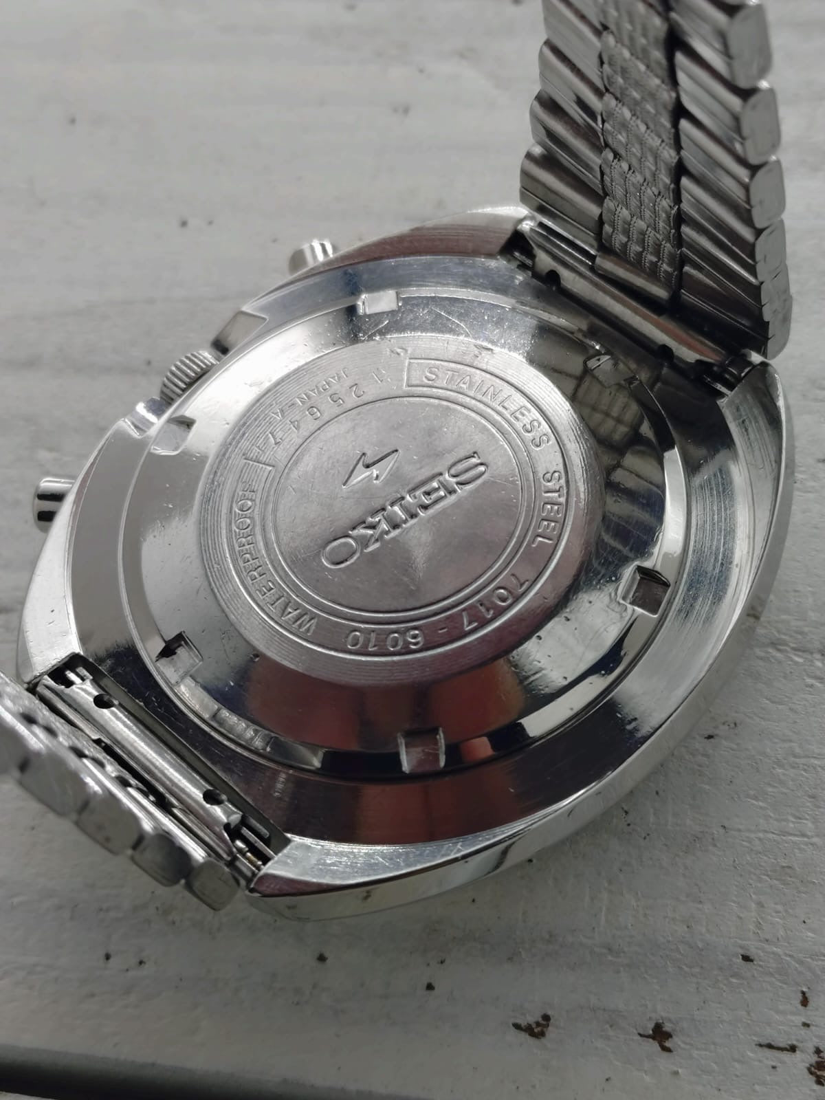 Seiko 5 Sports JDM Speed-Timer 7017-6010 – Caliber 7017, flyback chronograph with inner bezel, Daini Seikosha – February 1971 – freshly serviced