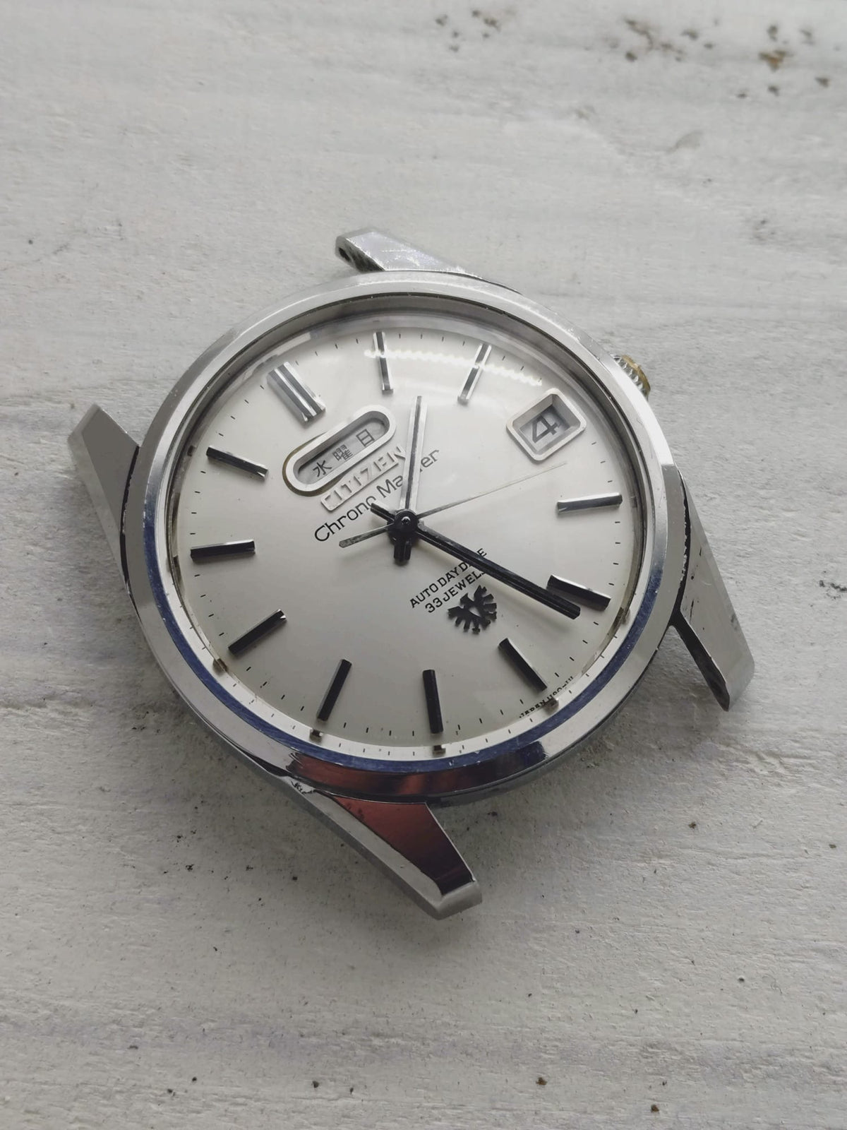Citizen Chronomaster 33 Jewels – Juni 1967 – Auto Day/Date, Parawater – revidiert mit Beleg