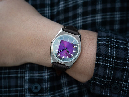 Vario Futurist Watch – Sunburst Purple Fume