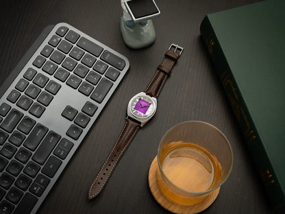 Vario Futurist Watch – Sunburst Purple Fume