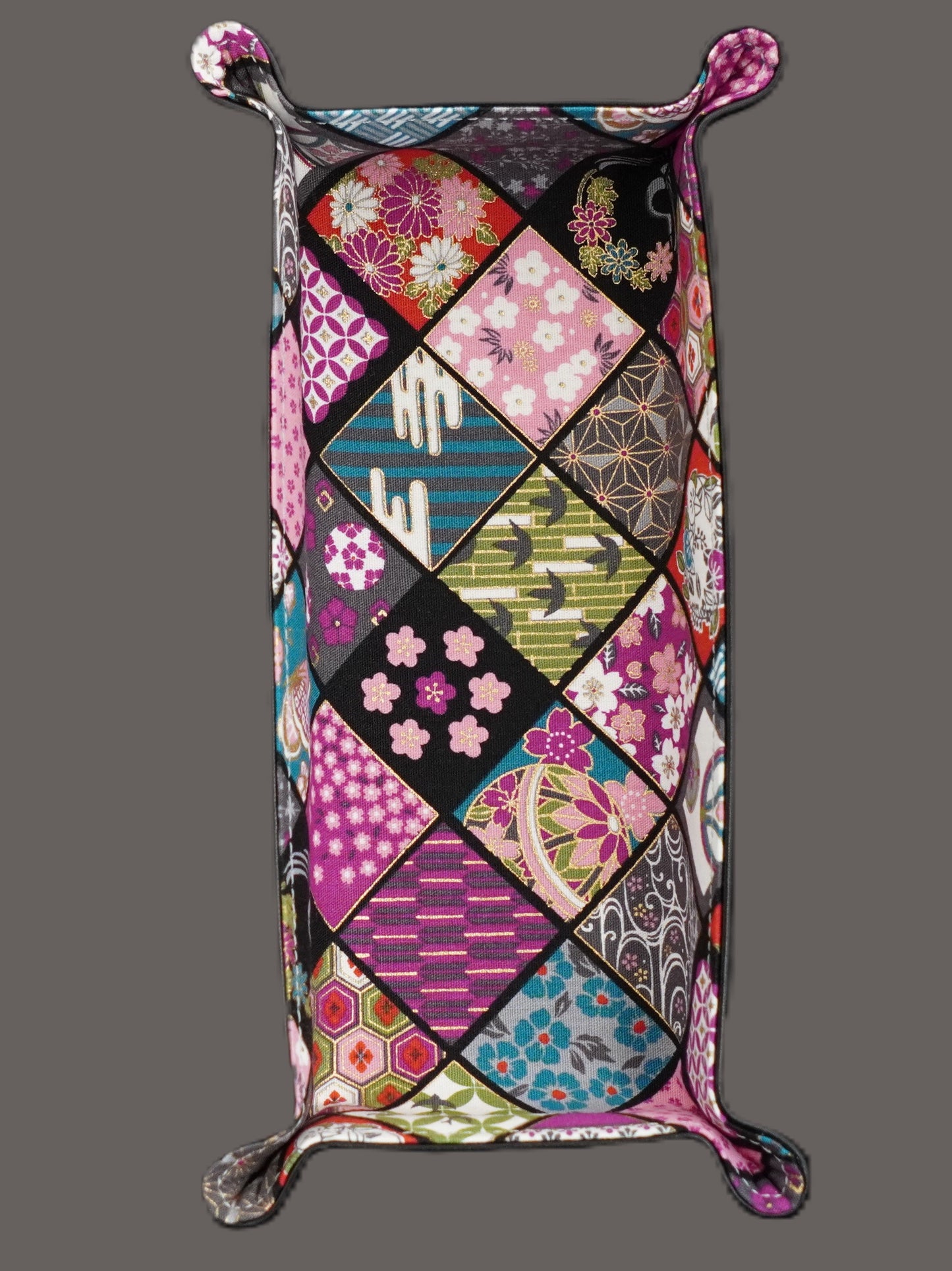 Plateau exclusif pour montres et bijoux – Modèle Japan Patchwork 24 x 12