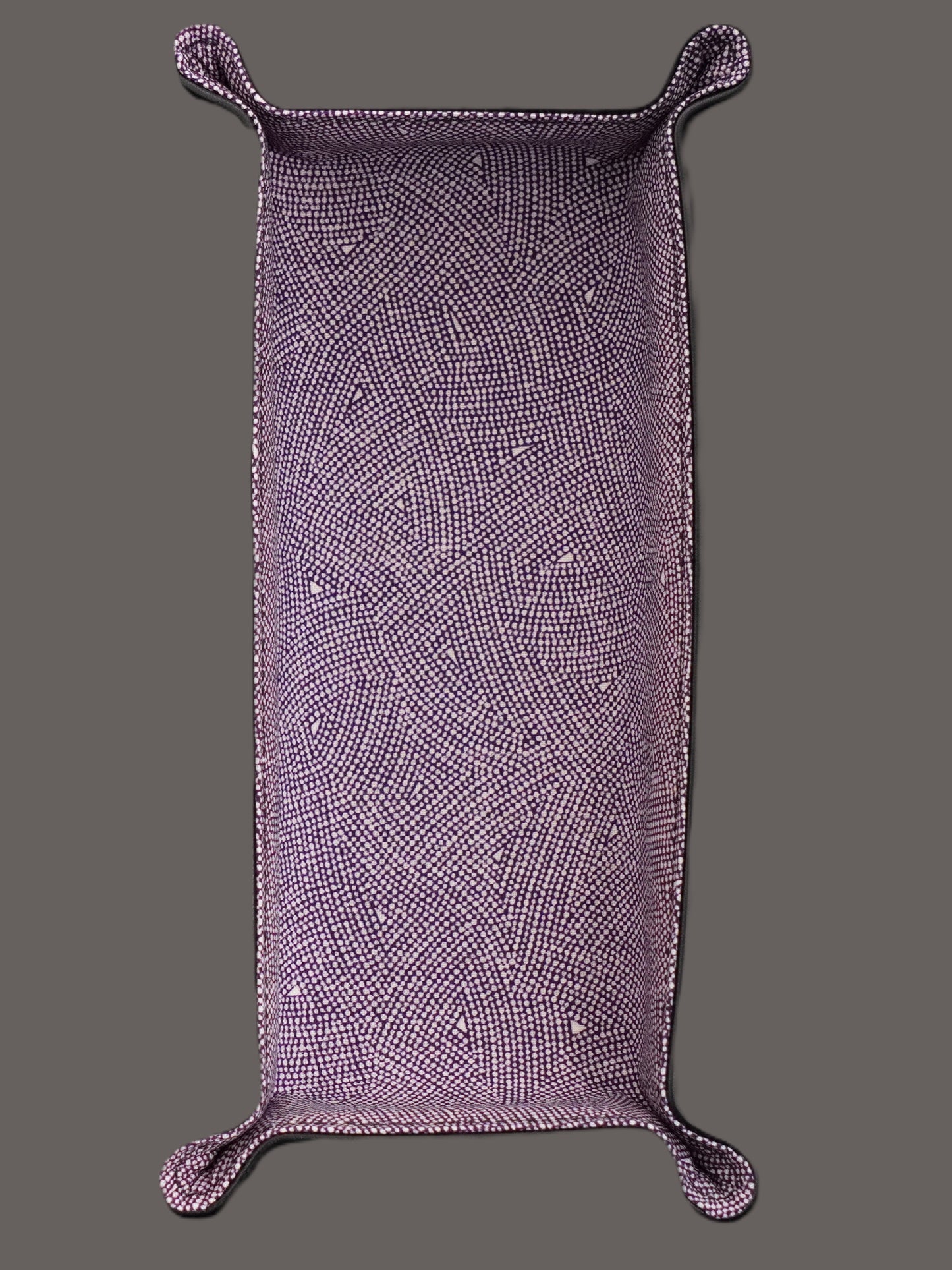 Plateau exclusif pour montres et bijoux – Pièces uniques fabriquées à la main à partir de tissus de kimonos japonais originaux, modèle Lila Moments 24 x 12