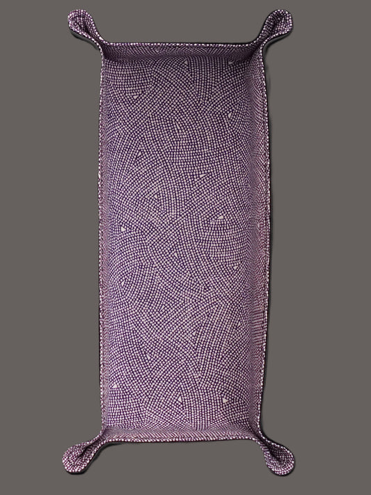Plateau exclusif pour montres et bijoux – Pièces uniques fabriquées à la main à partir de tissus de kimonos japonais originaux, modèle Lila Moments 24 x 12
