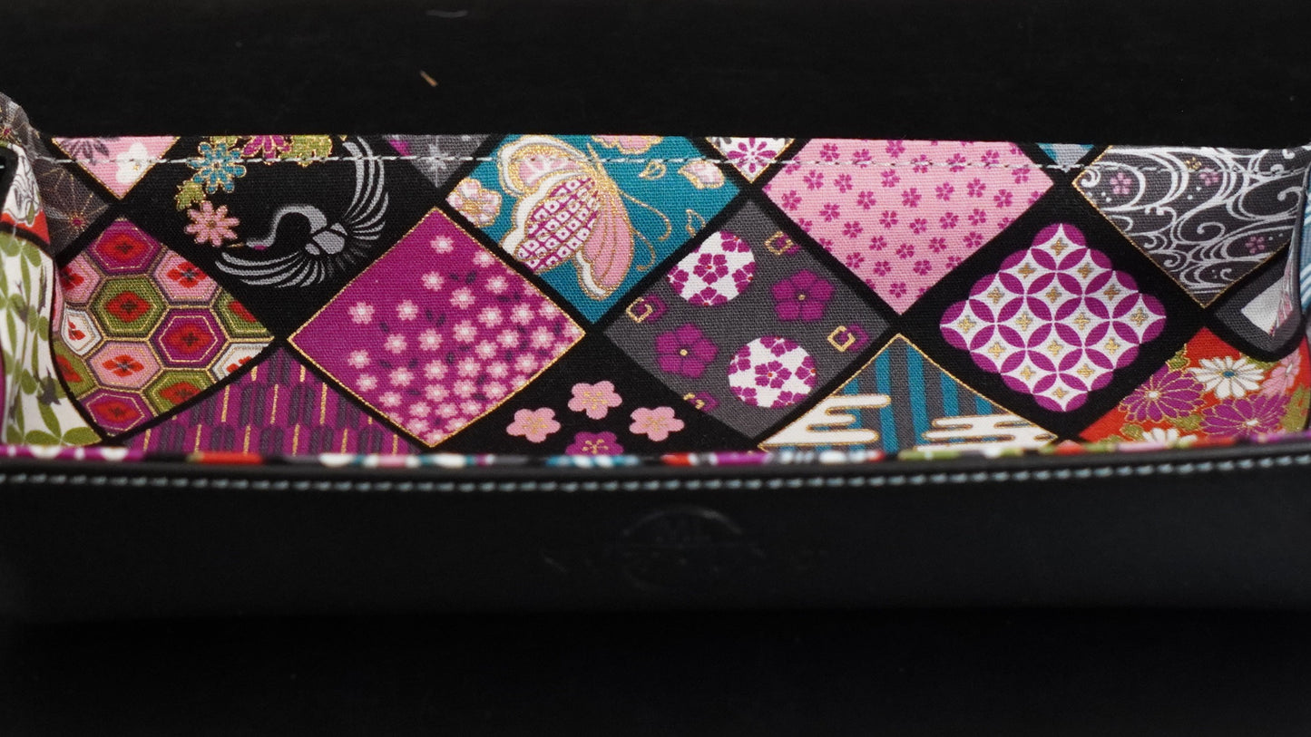 Plateau exclusif pour montres et bijoux – Modèle Japan Patchwork 24 x 12