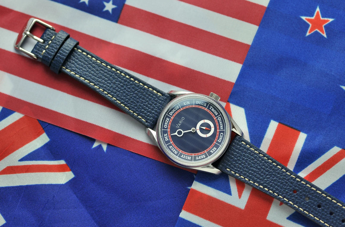 Vario NAVI Voyage France – Single Hand Watch – Limited Edition 100 Pieces