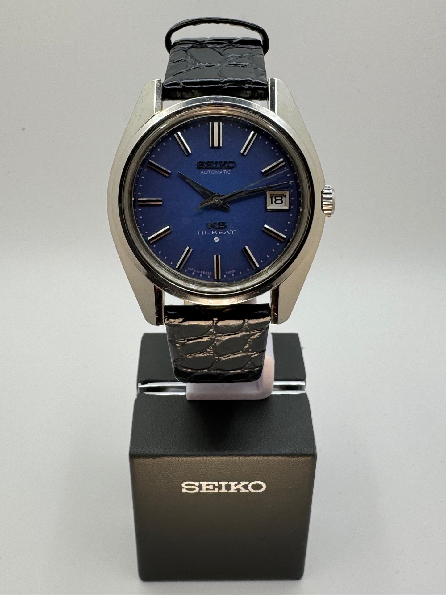 King Seiko 5625-7000 Hi-Beat – seltenes blaues Zifferblatt (Juni 1970), im Januar 2026 komplett revidiert