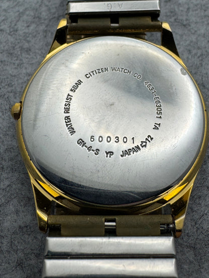 Citizen Forma – October 1986 - slim quartz dress watch, gold-tone – Caliber 4631