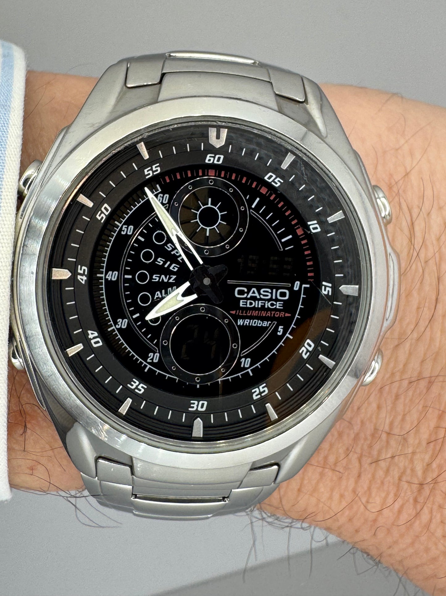 Casio Edifice EFA-116 – Analog-Digital World Time Chronograph der frühen Edifice-Generation (ca. 2005)