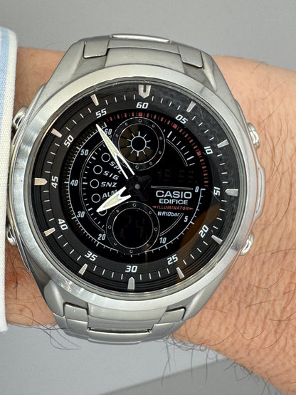 Casio Edifice EFA-116 – Analog-Digital World Time Chronograph der frühen Edifice-Generation (ca. 2005)