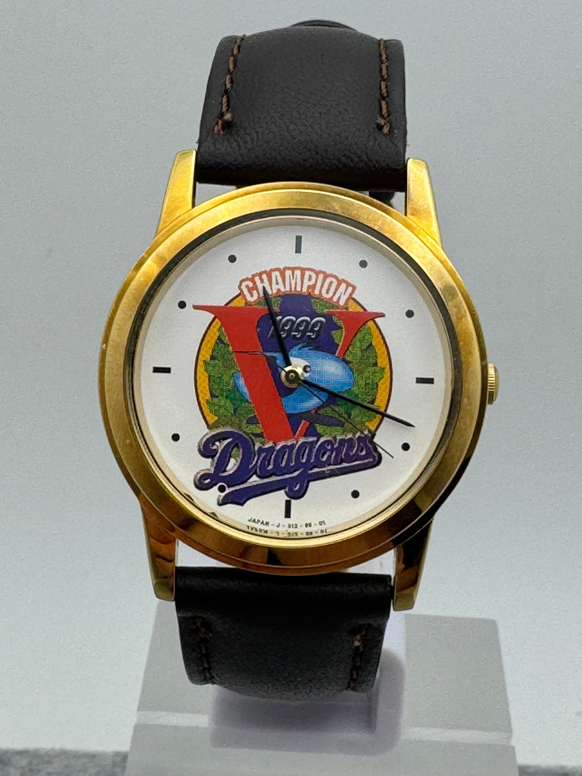 Ricoh Chunichi Dragons "Champion 1999" - Numbered Commemorative Watch No. 0624 - Unworn NOS with Box, Manual, and Original Tag