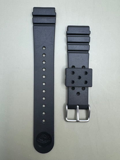 Original Seiko Diver-Armband DAL1BP (22–20 mm) – schwarz (JDM)