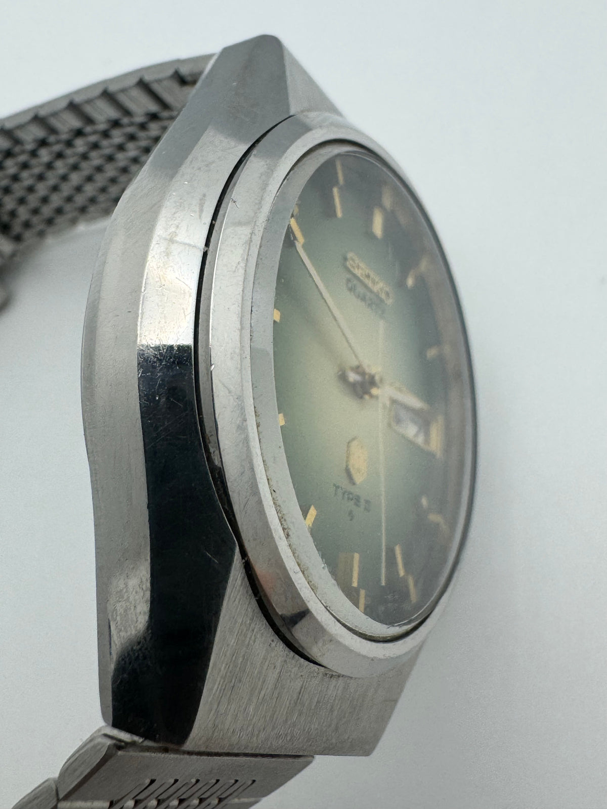 Seiko Type II Quarz Réf. 0903-8120 – Cadran vert – Novembre 1976 – révisée