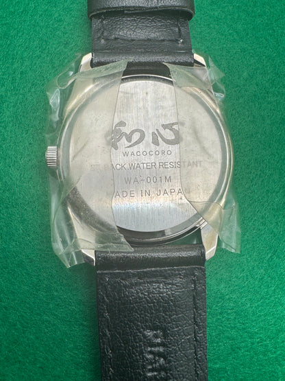 Wacocoro (和心) WA-001M-C – “Piano Leather” Quartz, Japan-Made JDM