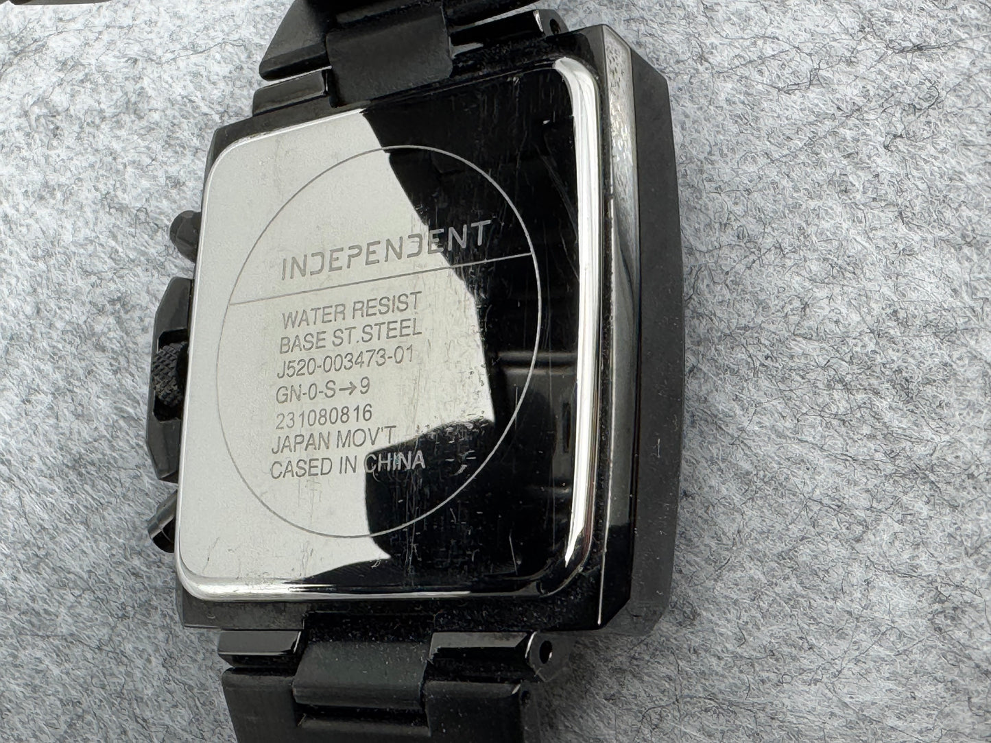 INDEPENDENT Chronograph J520-003473-01 – Square Series (Japan Mov’t)