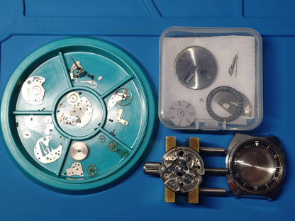 Seiko 5 Sports 6119-6020 – Calibre 6119, 21 rubis, Suwa Seikosha – lunette interne via la couronne, « Water 70 Proof » – novembre 1968 – fraîchement révisée