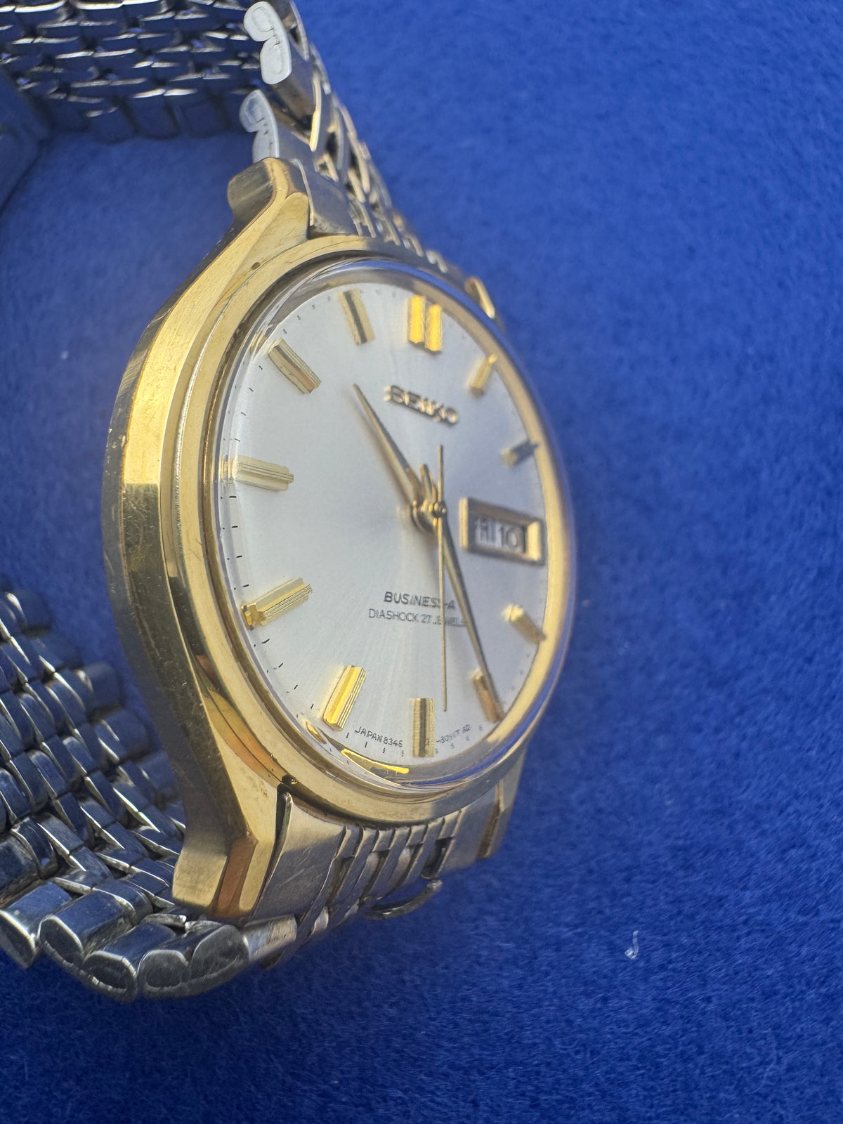 Seiko Business-A 8346-8000 – February 1971 – Diashock 27 Jewels, Day/Date – Original Bracelet – Serviced 2026
