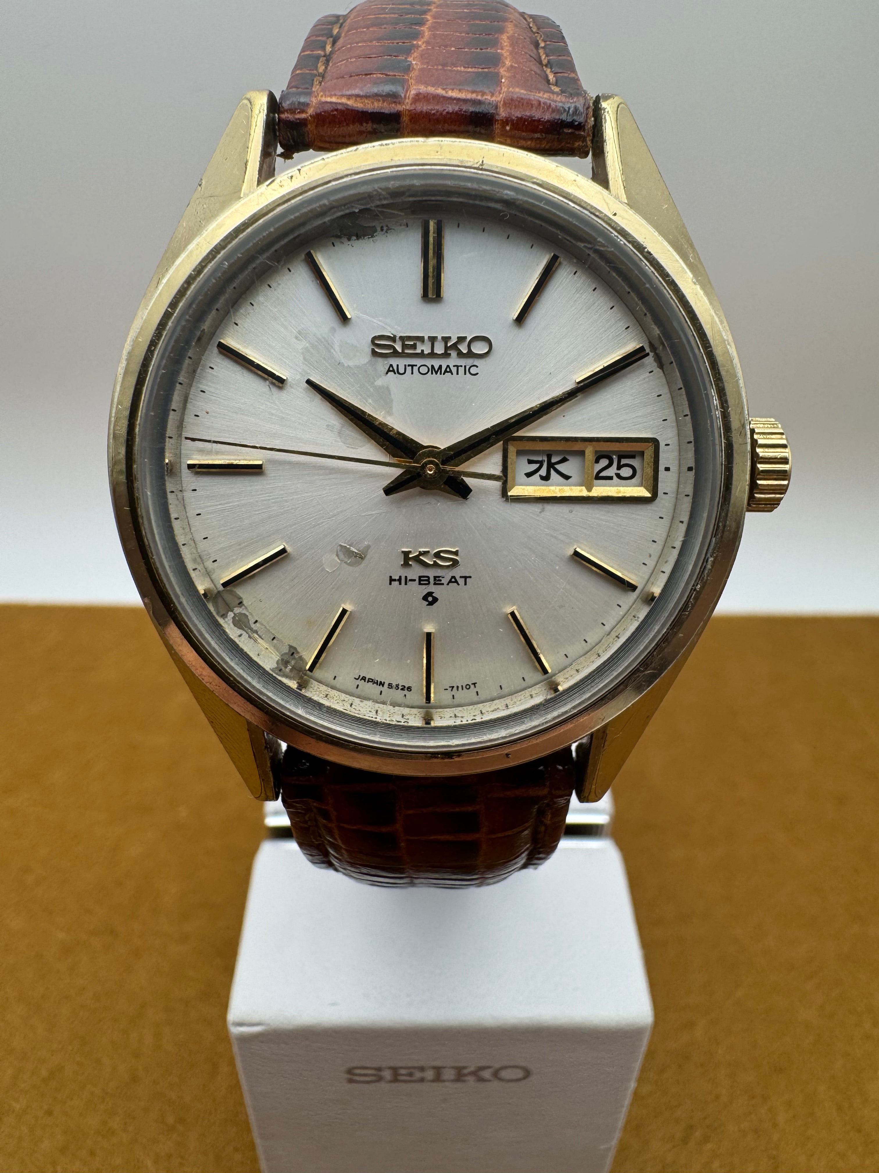 14kwg QUEEN  SEIKO HI-BEAT 新品未使用 King Seiko 5626-7111 – Hi-Beat Automatic (SGP) – from March 1973
