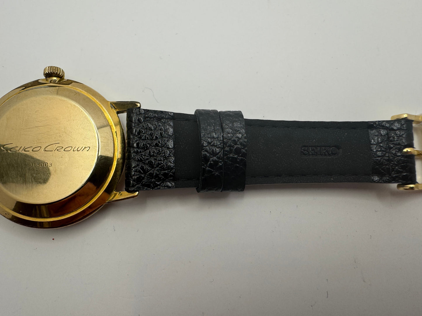 Seiko Crown Diashock 21 Jewels – historischer Vorläufer der Grand Seiko – Referenz J15003 – frühe 1960er Jahre – frisch revidiert
